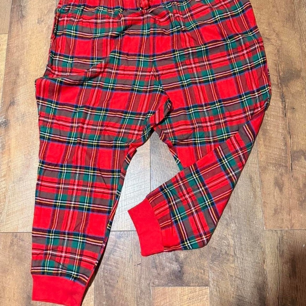Old Navy Pajama Joggers Womens 3Xβ Red Tartan Plaid Holiday New With Tags